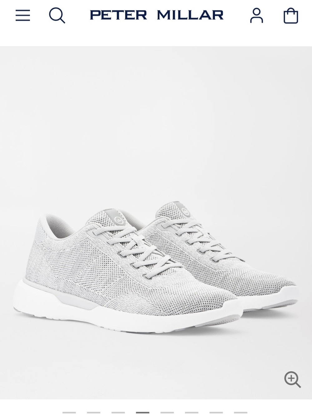 Peter Millar Crown Sport Glide V3 Sneaker Gale Grey - 11.5 - Picture 4 of 15
